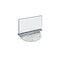 Azar Displays Two-Sided Revolving Acrylic Sign Holder, 8.5inW x 5.5inH, 2PK 108552 - alternate 1